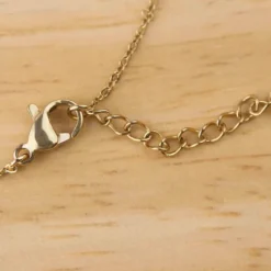Bracelet fin avec breloques : cristaux jaunes en zirconium