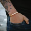 Bracelet homme poissons - jonc zodiaque