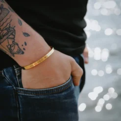 Bracelet homme verseau - jonc zodiaque