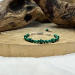 Bracelet joie en malachite