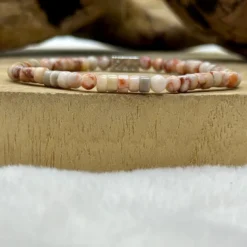Bracelet joie en rhodonite