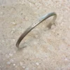Bracelet jonc ciselé argent