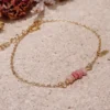 Bracelet mini rêve pierres fines roses