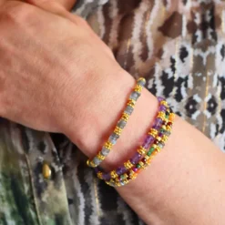 Bracelet nirnaan aventurine rouge