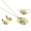 Bracelet Orabella en laiton doré fabrication artisanale