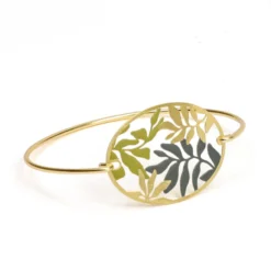 Bracelet Orabella en laiton doré fabrication artisanale