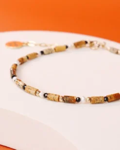Bracelet - oudis marron - or