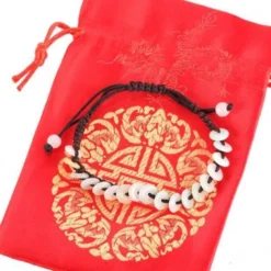 Bracelet perles breloque en jade