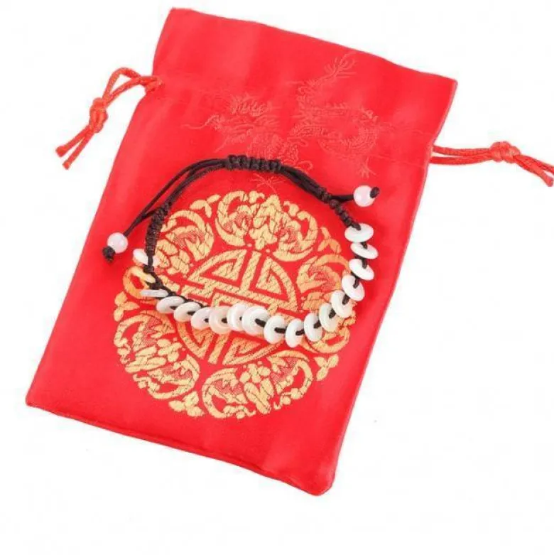 Bracelet perles breloque en jade