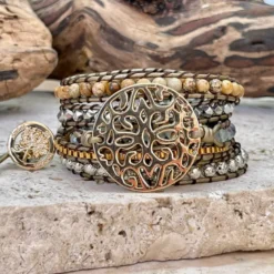 Bracelet protection en plaqué or