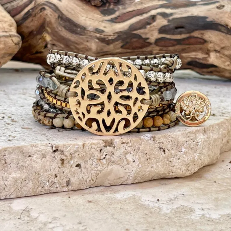 Bracelet protection en plaqué or
