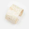 Bracelet stellar en acétate de cellulose Nude
