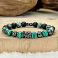 Bracelet zen en malachite