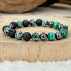 Bracelet zen en malachite