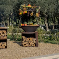 Brasero ellipse 100 corten