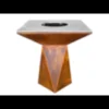 Brasero g1 corten plaque de cuisson acier inoxydable alimentaire - artiss