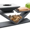 Brasero g5 graphite plaque de cuisson acier inoxydable alimentaire - artiss