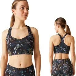 Brassière de sport dare2b swift iii noire imprimé S