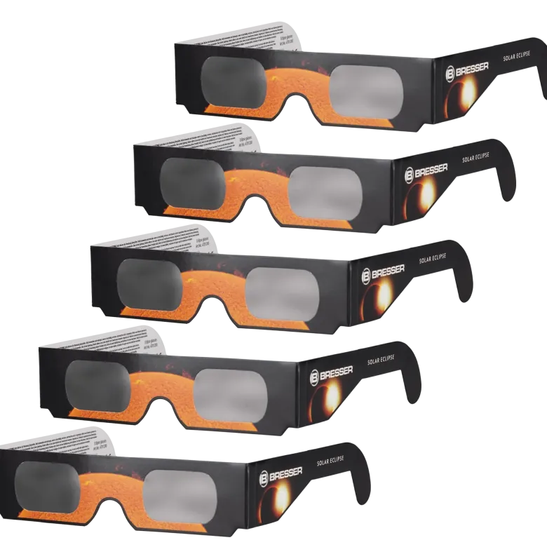 Bresser lunettes d'éclipse solaire (5 pièces) - design a