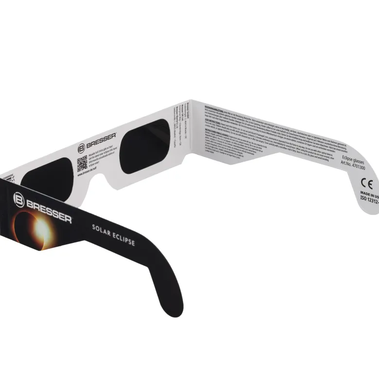 Bresser lunettes d'éclipse solaire (10 pièces) - design b