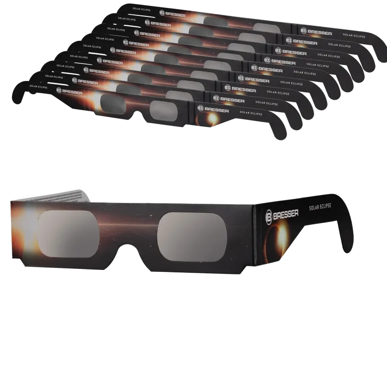 Bresser lunettes d'éclipse solaire (10 pièces) - design b