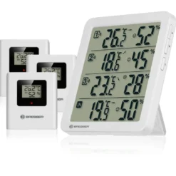 Bresser quadro nv thermo hygromètre blanc