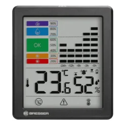 Bresser thermo-hygromètre avec alarmes pour moisissure - 7007420