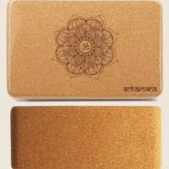 Brique de yoga liège mandala - ep 9,5 cm
