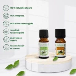 Brûle-parfum life tree en céramique + 2 he eucalyptus & pin sylvestre