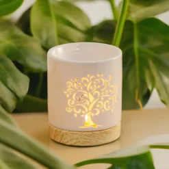 Brûle-parfum life tree en céramique + 2 he eucalyptus & pin sylvestre