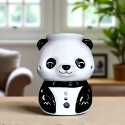 Brûle-parfum panda en céramique – diffuseur d’huiles ou cires – 38 ml