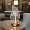 Brûleur en métal et verre palme