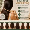 Brosse cheveux double action, poils de sanglier et picots nylon, manche bambou