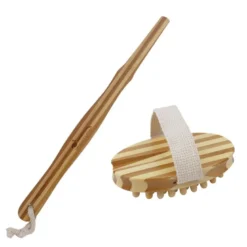 Brosse de massage amovible 42cm - bambou