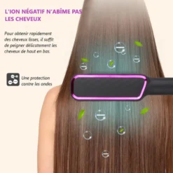 Brosse lissante 2en1
