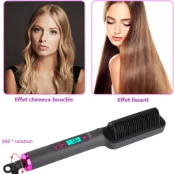 Brosse lissante 2en1