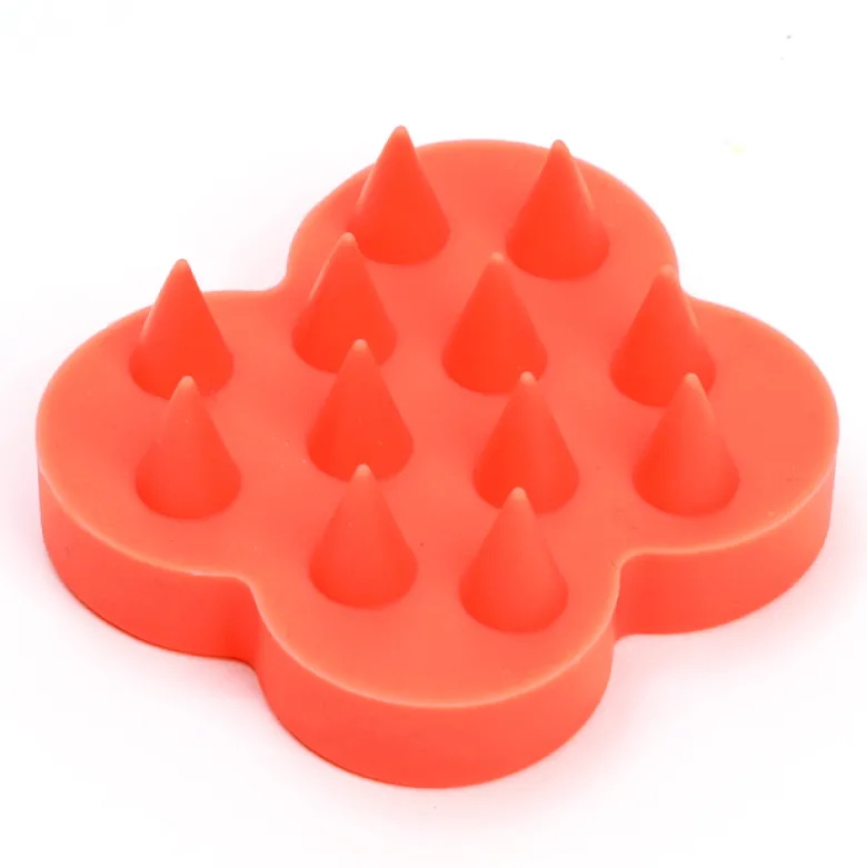 Brosse massage tête picots