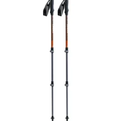 Bâtons télescopiques lacal alu stick 135 orange
