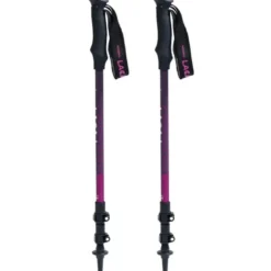Bâtons télescopiques lacal alu stick 135 rose