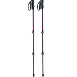 Bâtons télescopiques lacal alu stick 135 rose