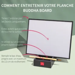 Buddha Board Original tablette de peintures éphémères