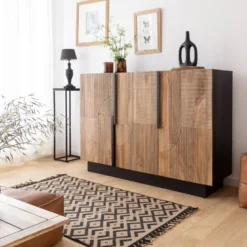 Buffet en bois de manguier galliance