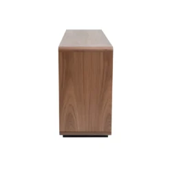 Buffet en bois foncé noyer 3 portes 3 tiroirs l160 cm jako