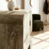 Buffet haut en bois de manguier clair yoni