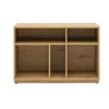 Buffet ouvert avec rangements finition bois clair chêne l96 cm seville