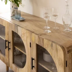 Buffet 3 portes en bois de manguier nova