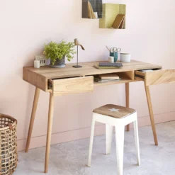 Bureau en bois de teck