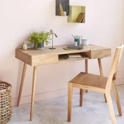 Bureau en bois de teck