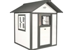 Cabane blanche et grise sunny lodge