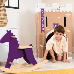 Cabane carton pliable française - donjon